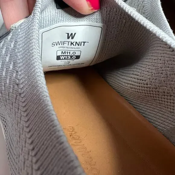 Wolf and Shepherd Swiftknit Lighweight Mesh Shoes Light Gray Size 11 - Picture 12 of 12